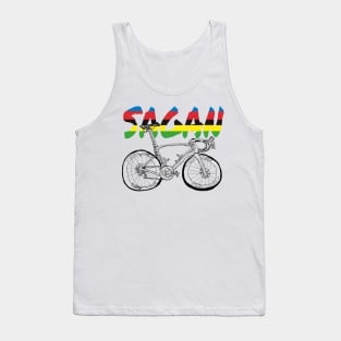 S-Works Sagan Rainbow Jersey Bicycle Drawing Tank Top